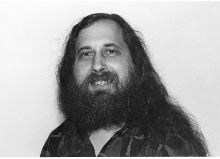 Photo: Richard M. Stallman.