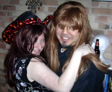 Photo: Wendy and Joey at last year's party.