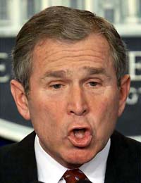 Photo: George W. Bush.