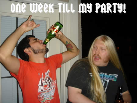 Photo: 'One week till my party!'