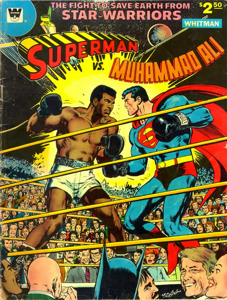 Comic: Cover of 'Superman vs. Muhammad Ali'.