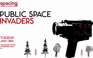Graphic: Public Space Invaders logo.