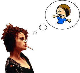 Photo: Marla from 'Fight Club' thinks about her days as young Suzie Derkins.