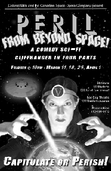Photo: 'Peril from Beyond Space' poster.