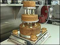 Photo: Porkpie wedding cake!