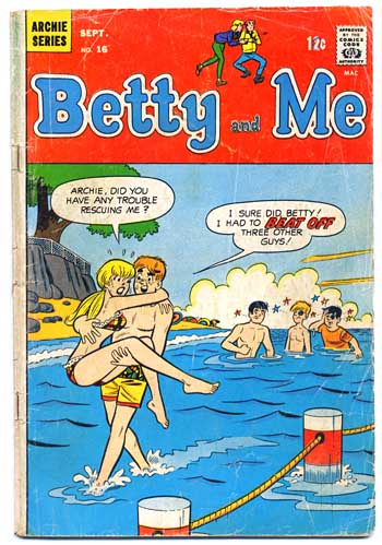 Photo: Cover of an old 'Archie' comic with an unfortunate double-entendre.
