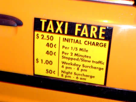 Photo: NYC Yellow cabs in Toronto.