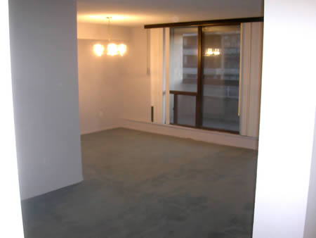 Photo: Our dining room and living room, as seen from the entrance.
