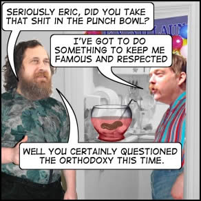 Comic: Panel from 'Everybody Loves Eric Raymond'.