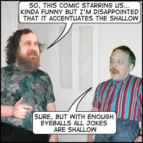 Comic: Panel from 'Everybody Loves Eric Raymond'.