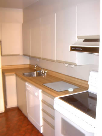 Photo: Our kitchen, as seen from the dining room.