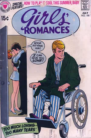 Photo: Cover of a 'Girl's Romances' comic book.