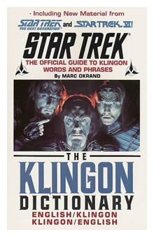 Cover of 'The Klingon Dictionary'