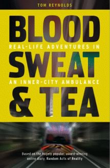 Cover to Tom Reynolds' book, 'Blood, Sweat and Tea'.