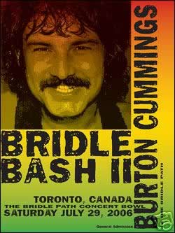 Poster for 'Bridle Bash II' featuring Burton Cummings.