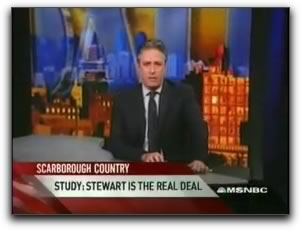John Stweart on MSNBC