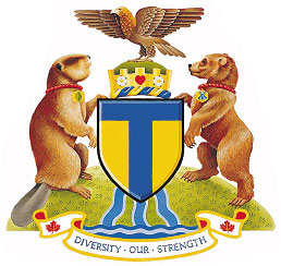 The City of Toronto's present coat of arms.