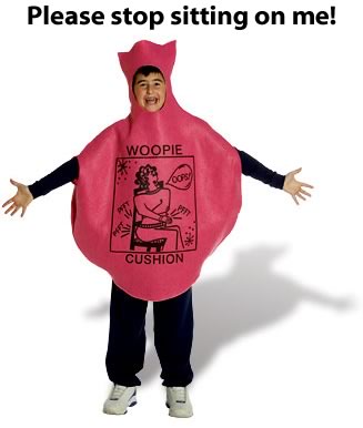 Child's whoopee cushion costume