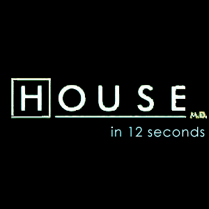 Animation of every episode of 'House', summarized in 12 seconds.