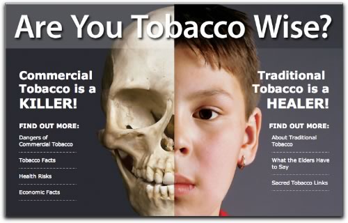 Screenshot of the 'Are You Tobacco Wise?' website.