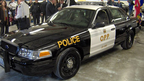Proposed new design for Ontario Provincial Police cars.