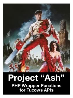 Project Ash: PHP Wrapper Functions for Tucows APIs.