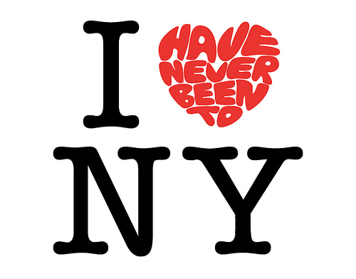 I (have never been to) NY shirt.