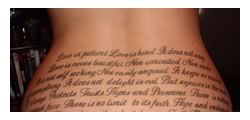 Small version of the “‘First Corinthians’ tramp stamp” photo.
