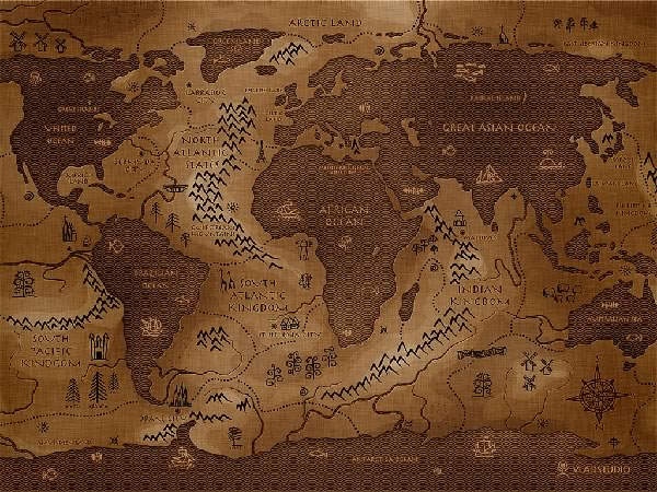 Preview image of the “Opposite World Map”