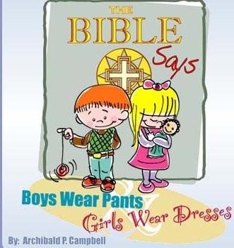 Cover of “The Bible Says Boys Wear Pants, Girls Wear Dresses”