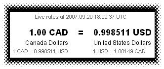 1.00 CAD = 0.998511 USD