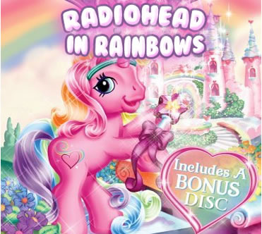 Alternate cover art for Radiohead’s album, “In Rainbows”