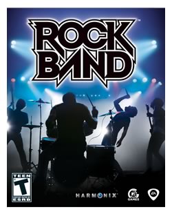 Packaging for the videogame “Rock Band”