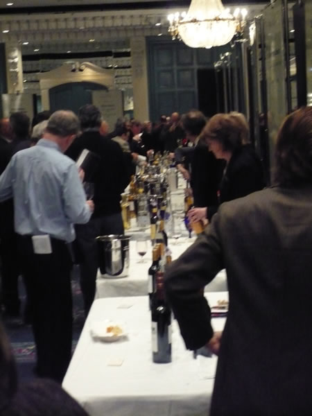 Yet another shot of the Regency Ballroom of the Toronto Four Seasons hotel, where the Vintages tasting of 2005 Bordeaux wines took place.