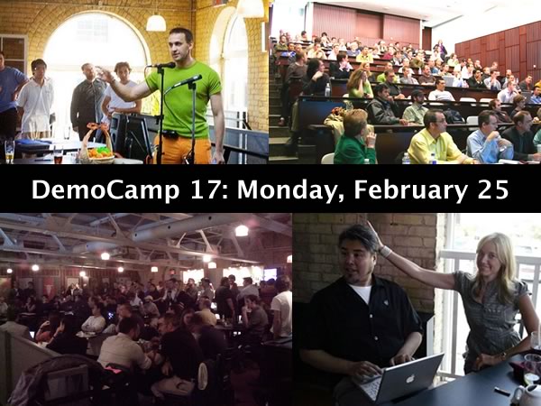 DemoCamp 17 - Monday, February 25th: Photocollage of past DemoCamp events