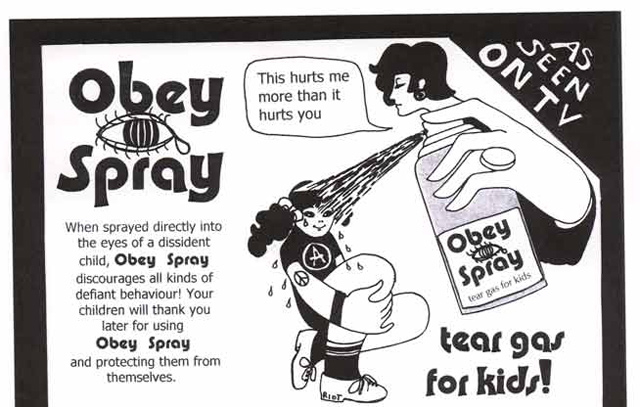 “Obey Spray” ad