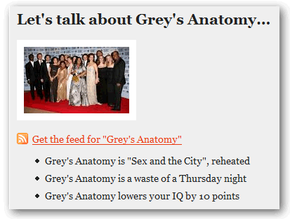 List of \"Grey\'s Anatomy\" complaints on \"Complainy\"