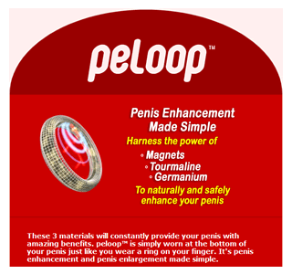 Screenshot of the Peloop site.