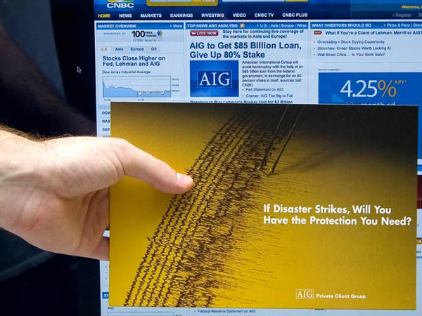AIG Mailing: "If disaster strikes, will you have the protection you need?"