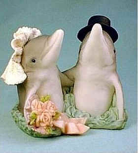 "Dolphins" cake topper
