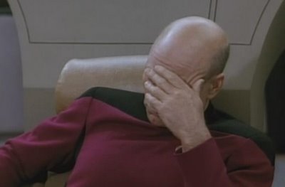 The infamous "Picard Facepalm"