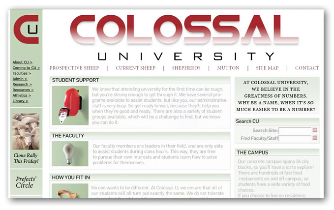 Site for Colossal University