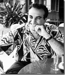 Alfred Shaheen in an aloha shirt
