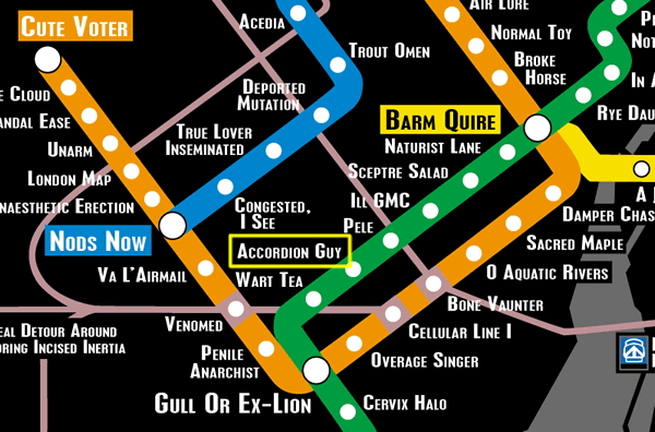 I’m on The Montreal Metro Anagram Map - The Adventures of Accordion Guy ...