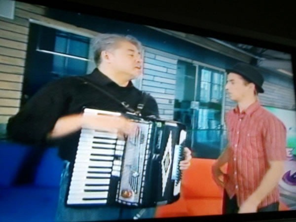 Joey and Carlos on YTV's "The Zone"