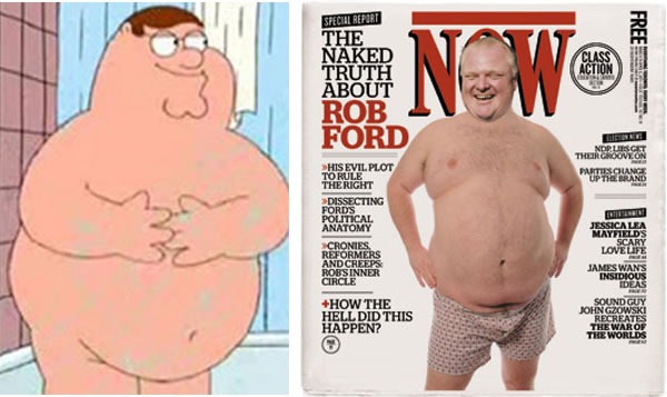 nude peter griffin and rob ford