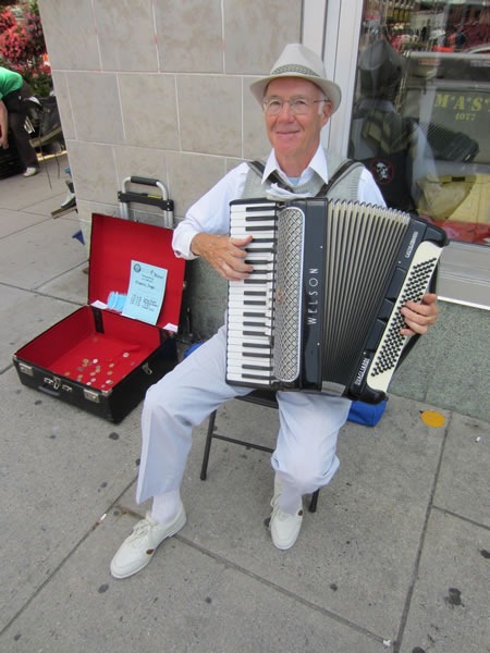 maurice on accordion