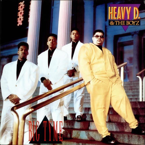 Cover of the album "Big Tyme" by Heavy D and the Boyz, featuring Heavy D in a big yellow suit
