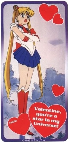 Sailor Moon: "Valentine, you're a star in my universe!"