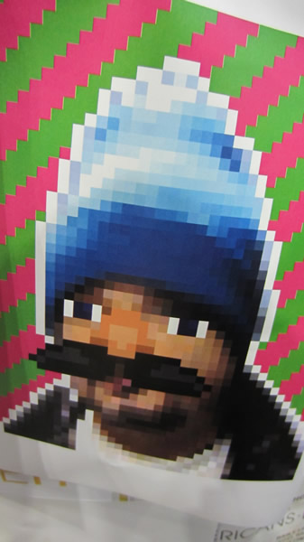 Poster: Not sure, but it looks like a pixelated Jeffery Zeldman